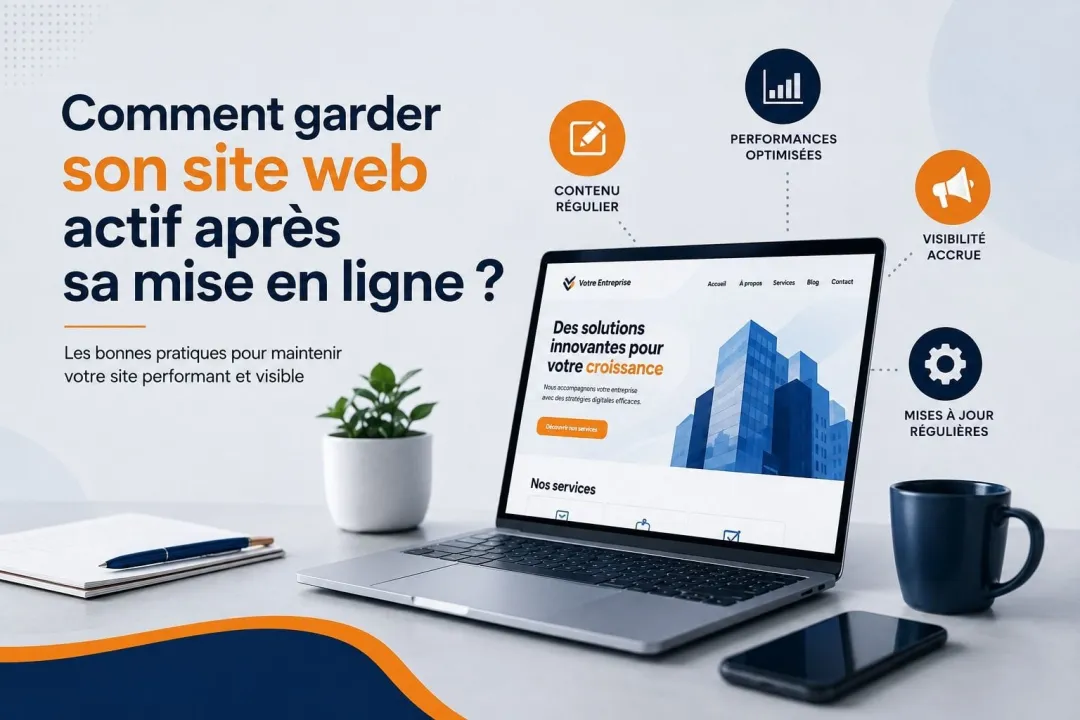 Comment garder son site web actif après sa mise en ligne ?