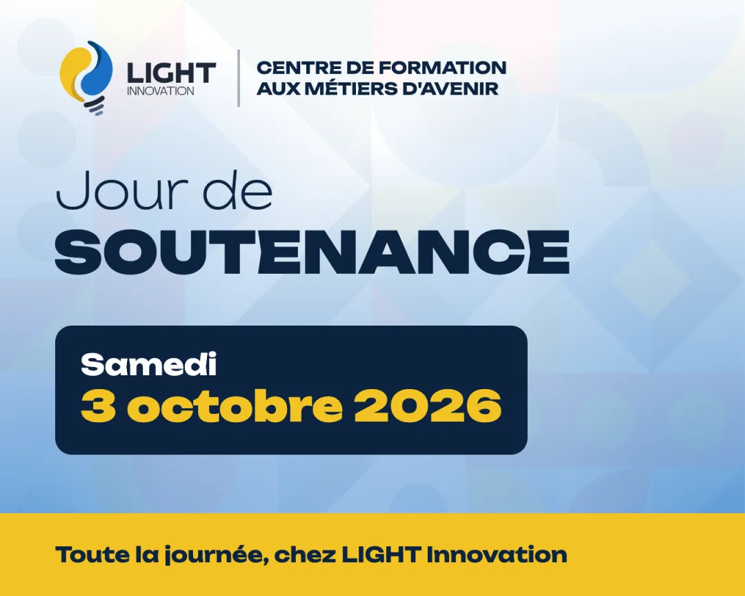 Soutenance 2025-2026 : les apprenants de Light Innovation mettent leurs compétences à l’épreuve