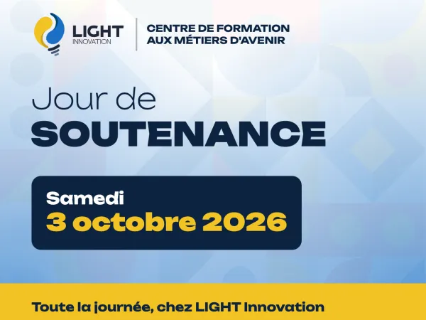 Soutenance 2025-2026 : les apprenants de Light Innovation mettent leurs compétences à l’épreuve