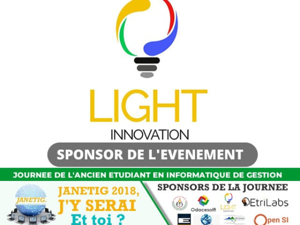 Light Innovation accompagne la JANETIG !