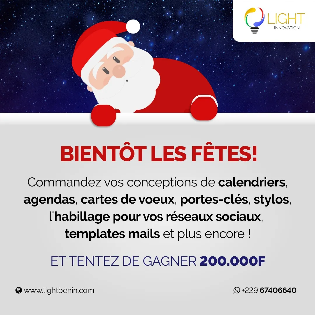 Commandez et ayez la possibilité de gagner 200.000 Fcfa