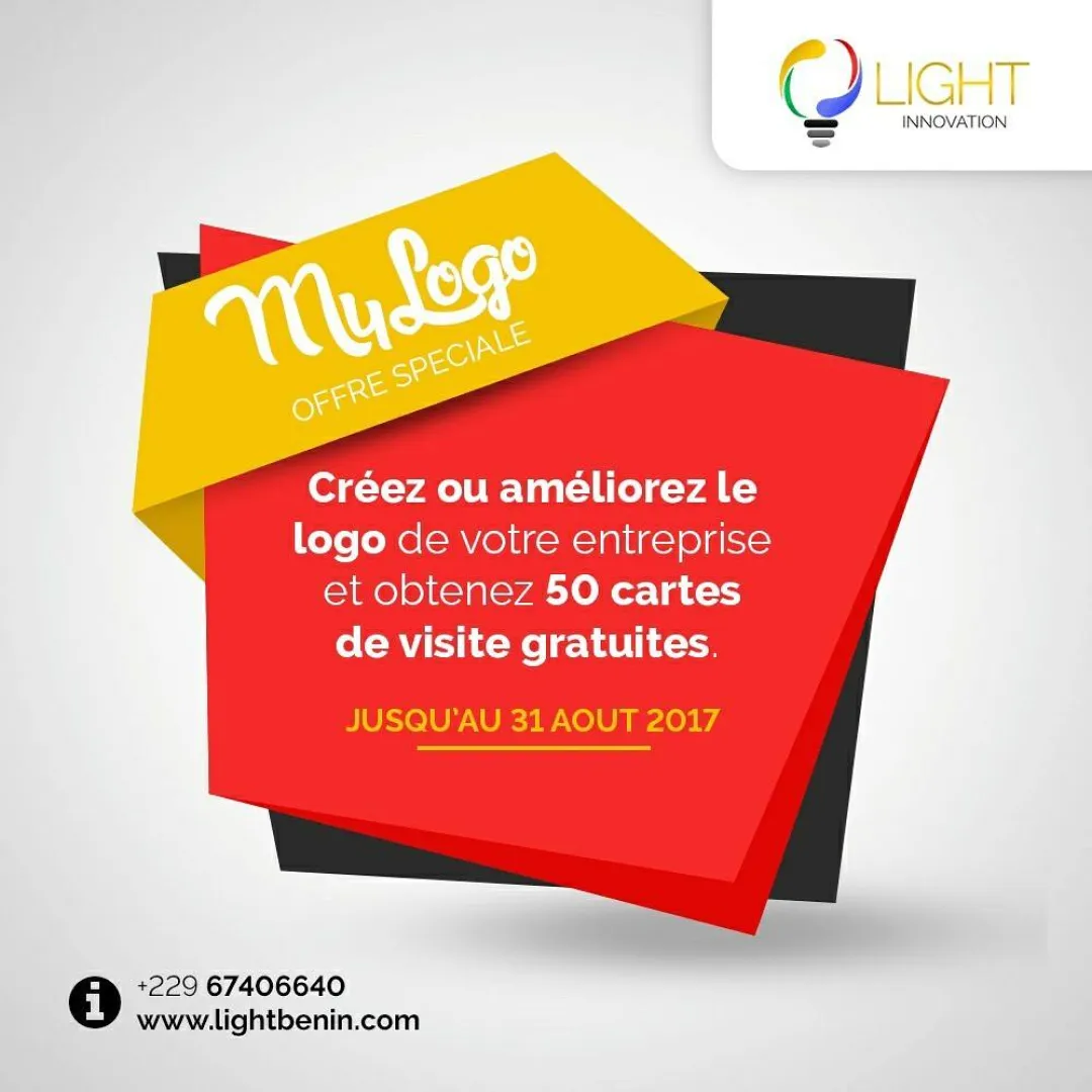 Créez votre logo et recevez des cartes de visites gratuites !