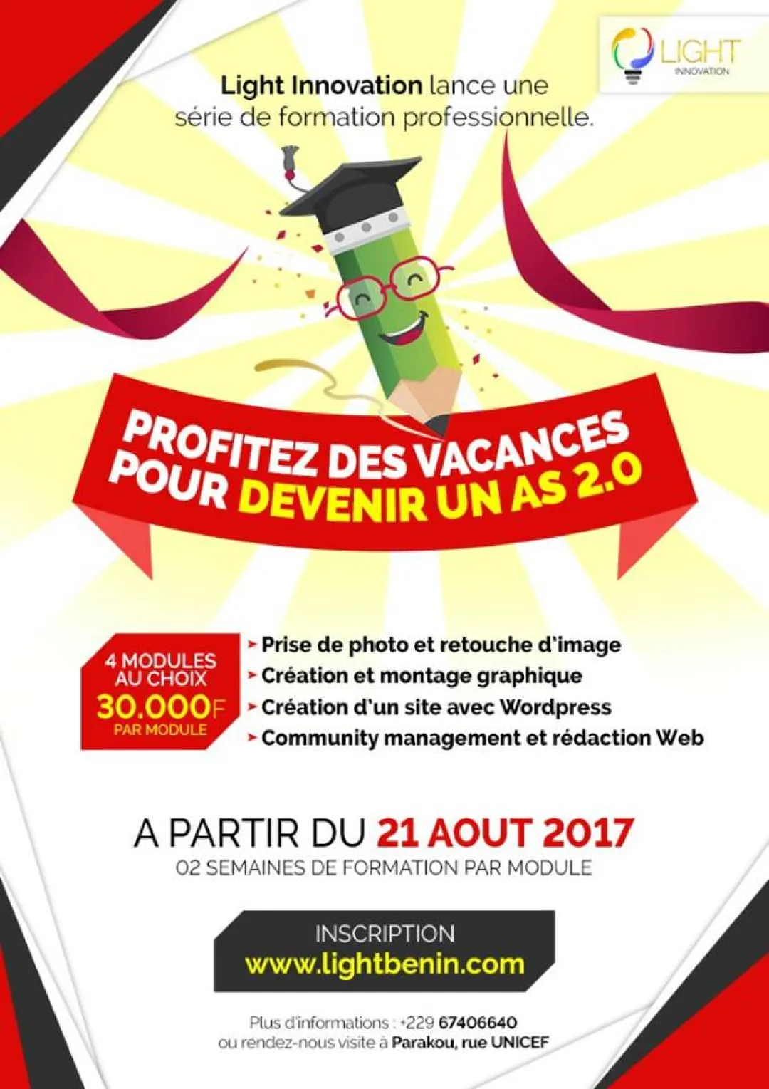 Formation professionnelle chez Light Innovation !