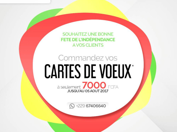 Offre spéciale pour la fête de l’indépendance.