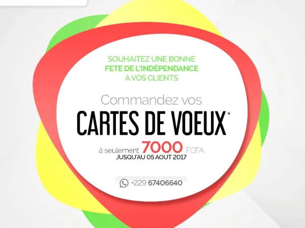Offre spéciale pour la fête de l’indépendance.