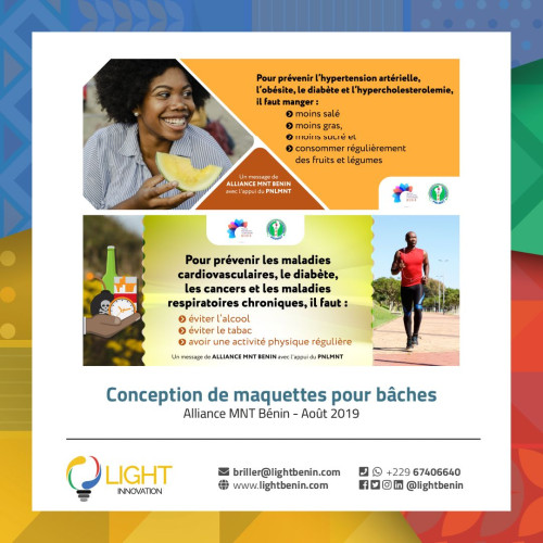 Conception de marquette pour bâche