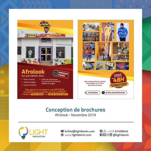 Conception de brochure