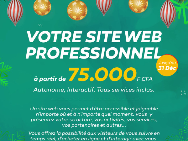 Votre site web professionnel