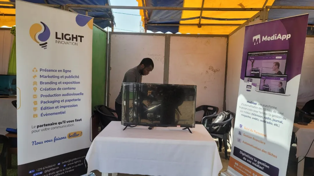 Light Innovation à la première édition du Salon International de la Radio et du Numérique