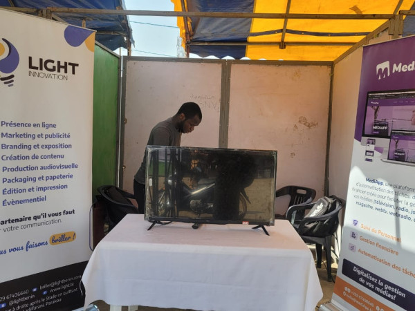 Light Innovation à la première édition du Salon International de la Radio et du Numérique