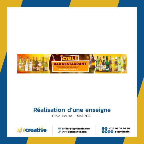 Réalisation d'une enseigne