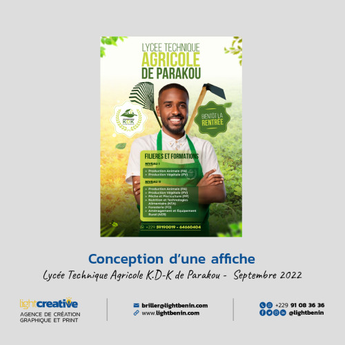 Conception d'une affiche