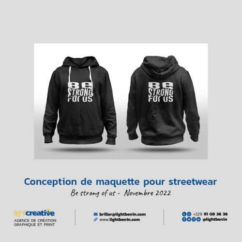 Création de maquette pour streetwear