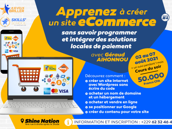 Retour sur la formation : Apprenez à créer un site e-commerce sans savoir coder