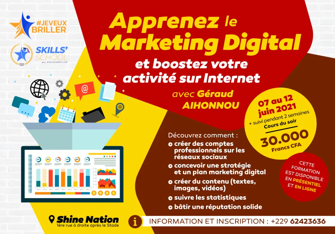 La session Apprendre le marketing digital vient de s’achever