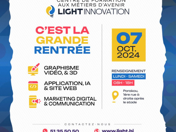 Light Innovation lance la rentrée 2025 avec des formations concrètes et orientées vers le futur